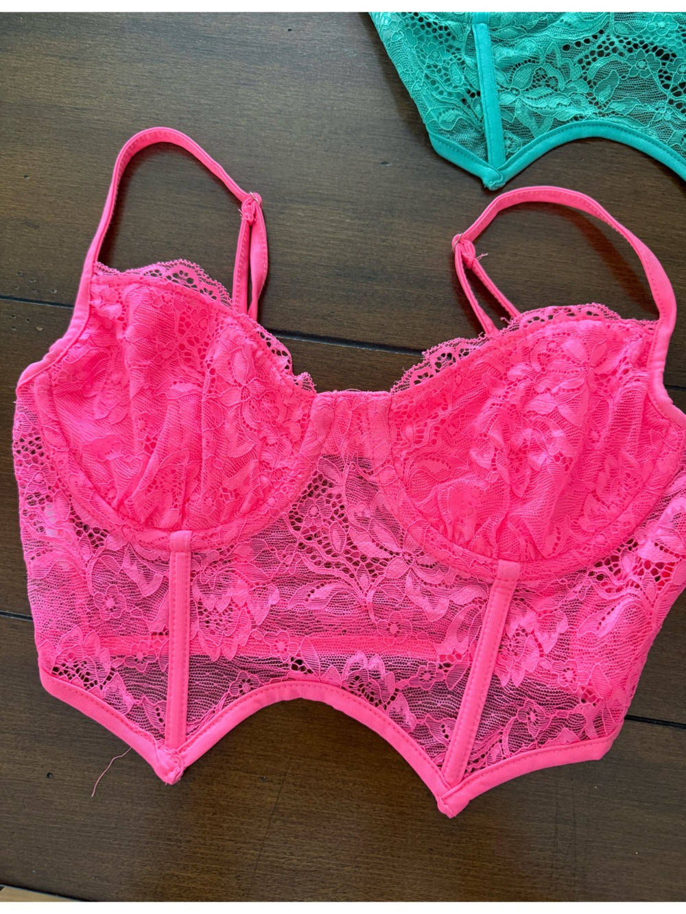That's so Fetch neon pink corset